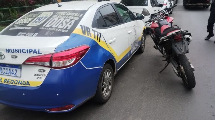 Guarda Municipal apreende moto com indícios de clonagem em Volta Redonda (1)