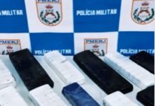 Polícia Militar apreende cerca de 14 quilos de maconha enterrados em área de mata em Volta Redonda