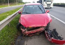 Motorista embriagado e com CNH vencida é preso após acidente na Dutra, em Resende