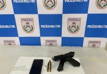 Foragido da Justiça é preso com pistola de uso restrito no bairro Dom Bosco, em Volta Redonda