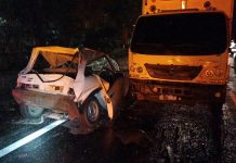 Veículo em pane causa acidente na Dutra, em Resende