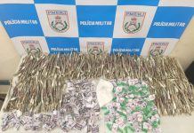 Polícia apreende grande quantidade de drogas no Morro da Conquista, em Volta Redonda