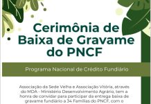 Ministério do Desenvolvimento Agrário promove entrega de baixa de gravame do PNCF em Barra Mansa