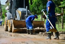 Prefeitura de Barra Mansa atua em bairros afetados pelas chuvas; município registrou 14 deslizamentos de terra