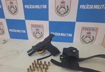 Recém-liberto da prisão, homem é preso com arma de uso restrito em Volta Redonda