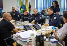 Comandante do Regimento de Polícia Montada visita local das futuras instalações da unidade em VR