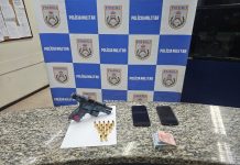 Suspeito ligado ao tráfico é preso com pistola 9mm na Vila Delgado, em BM