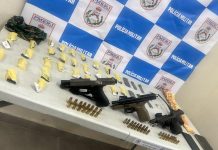 Polícia apreende armas e drogas e prende dois homens no Açude, em Volta Redonda