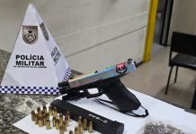 Polícia apreende pistola, munições e maconha em Barra Mansa; dois jovens são presos