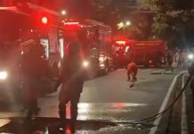 Incêndio em estabelecimento comercial provoca interdição de via e congestionamento em horário de pico no Aterrado