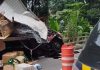 Acidente grave com carreta provoca transtornos na descida da Serra das Araras