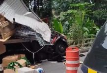 Acidente grave com carreta provoca transtornos na descida da Serra das Araras