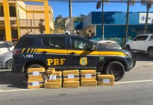 PRF apreende cerca de 200 quilos de maconha após perseguição na Dutra, em Piraí