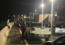 Vazamento de ácido clorídrico interdita totalmente a subida da Serra das Araras; congestionamento chega a 3 km
